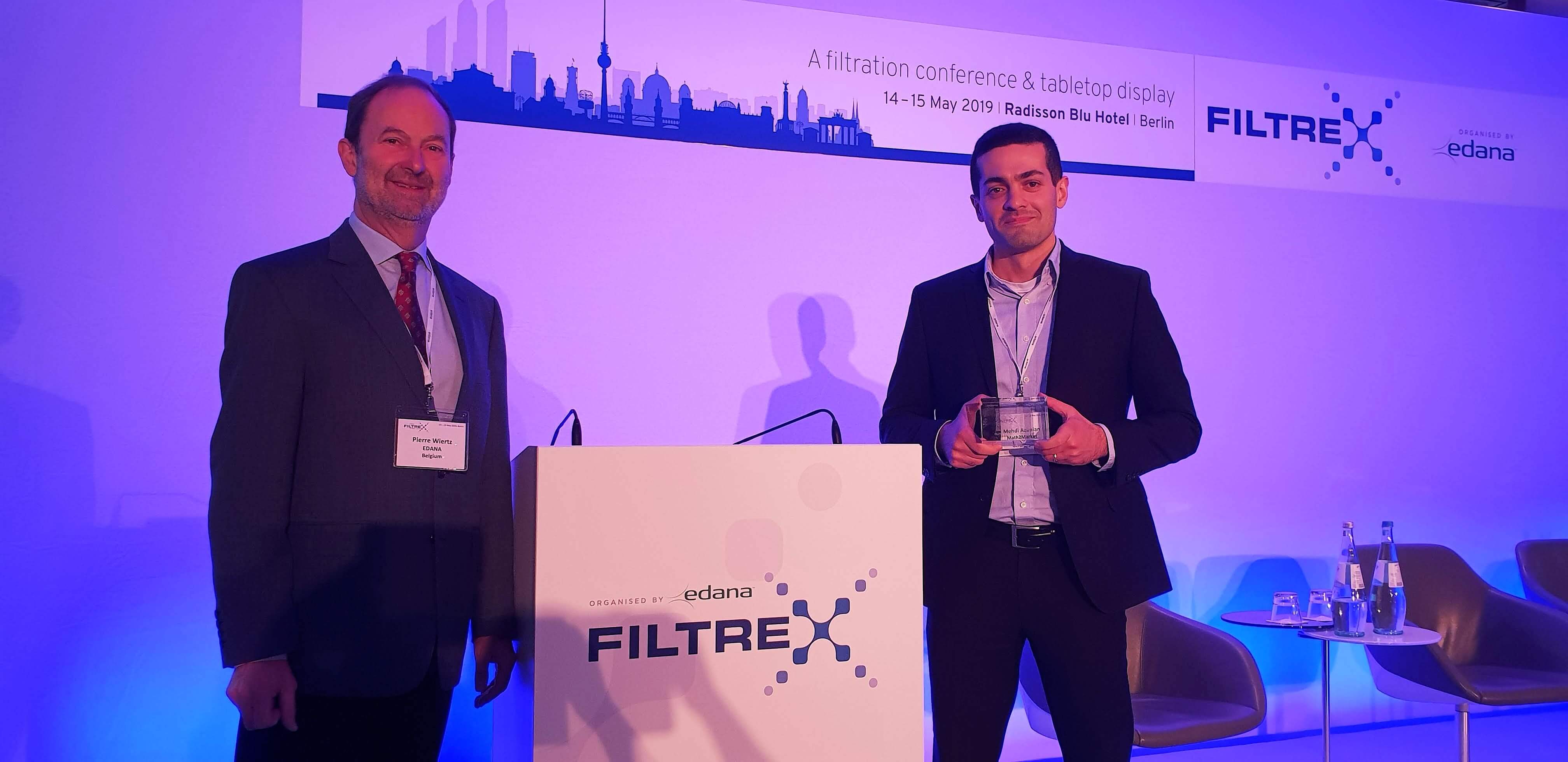 Winner of the Filtrex Innovation Award announced