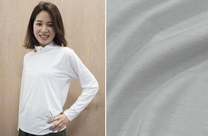 Functions of the new fabric include moisture diffusion, UV protection and thermal insulation.jpg (1)