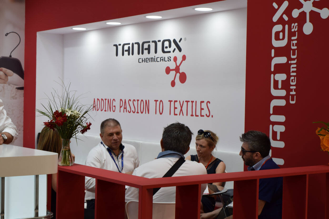 Tanatex promoted its expansive catalogue of textile chemicals.JPG