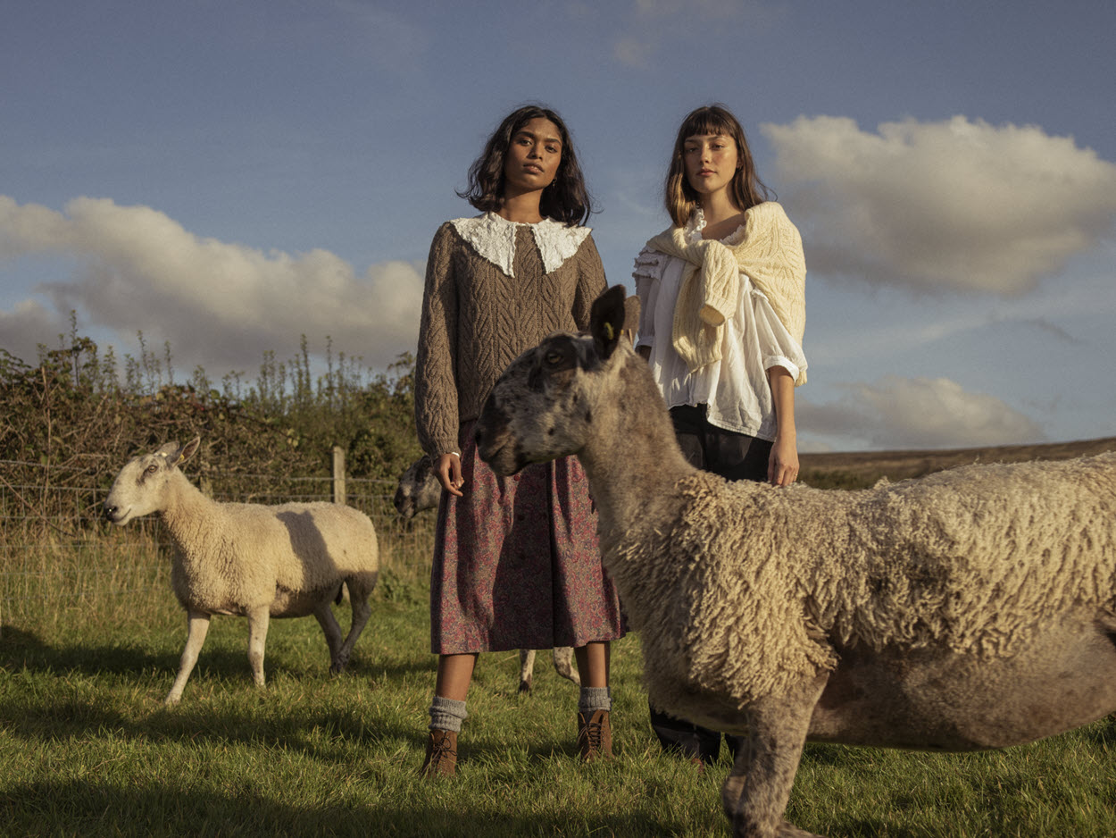 Web Herd Concentrates On Wool Derived From The Bluefaced Leicester Sheep