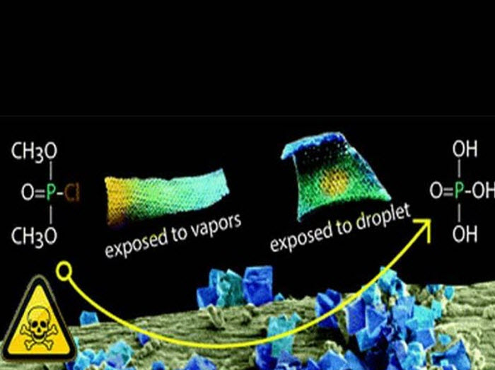 The Smart Textile Developed By The Researchers Adsorbs , Degrades And Senses Nerve Agents